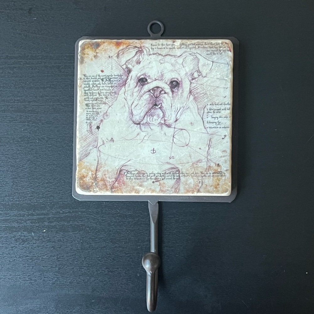Decorative Bulldog Wall Hook